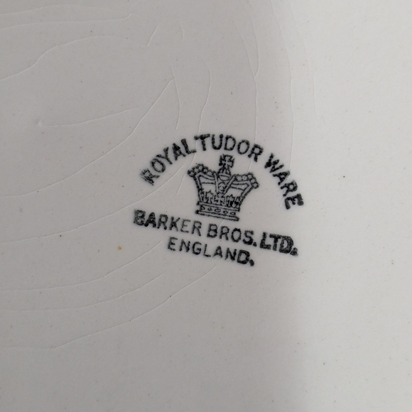 Vintage Cake Plate Royal Tudor Ware by Barker Bros. - Picture 3 of 5